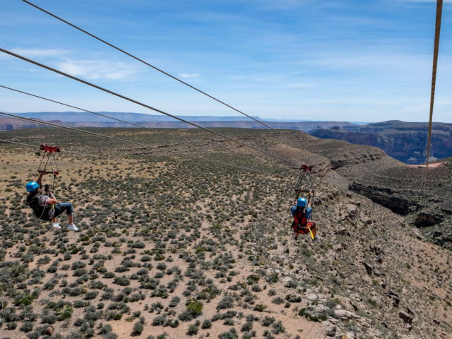 Grand Canyon Attraction West Zip Line DSCF6600